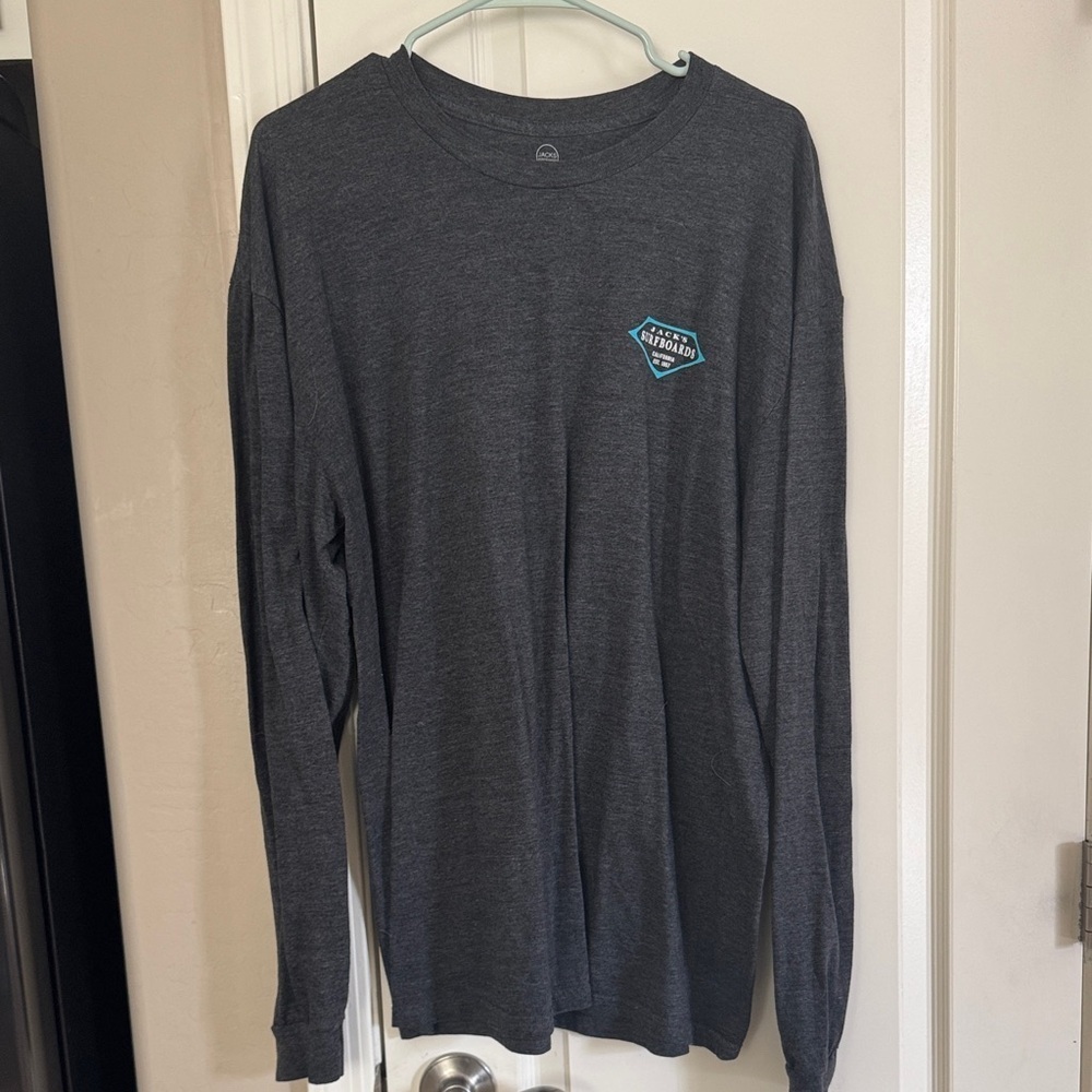 Jacks Surfboards Dark Gray Long Sleeve Tee XL / A6